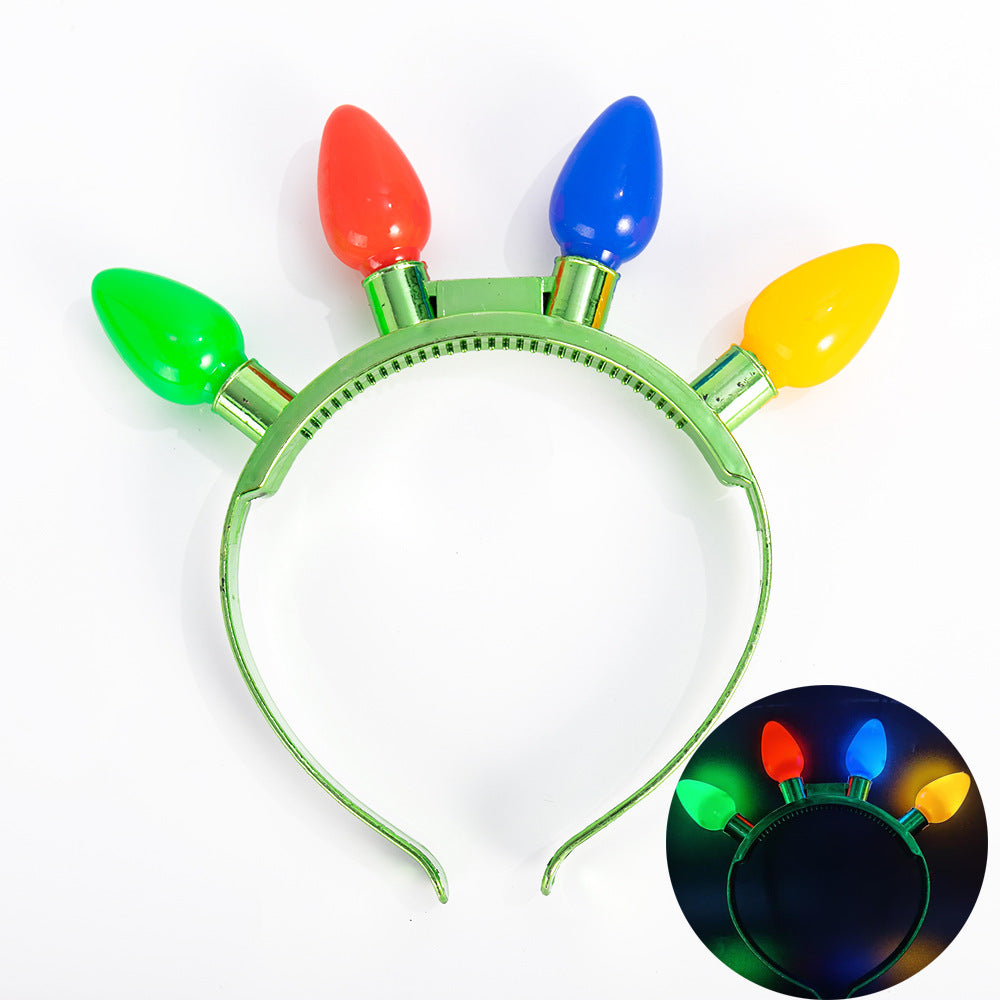 Christmas LED Bulb Headband Multifunctional