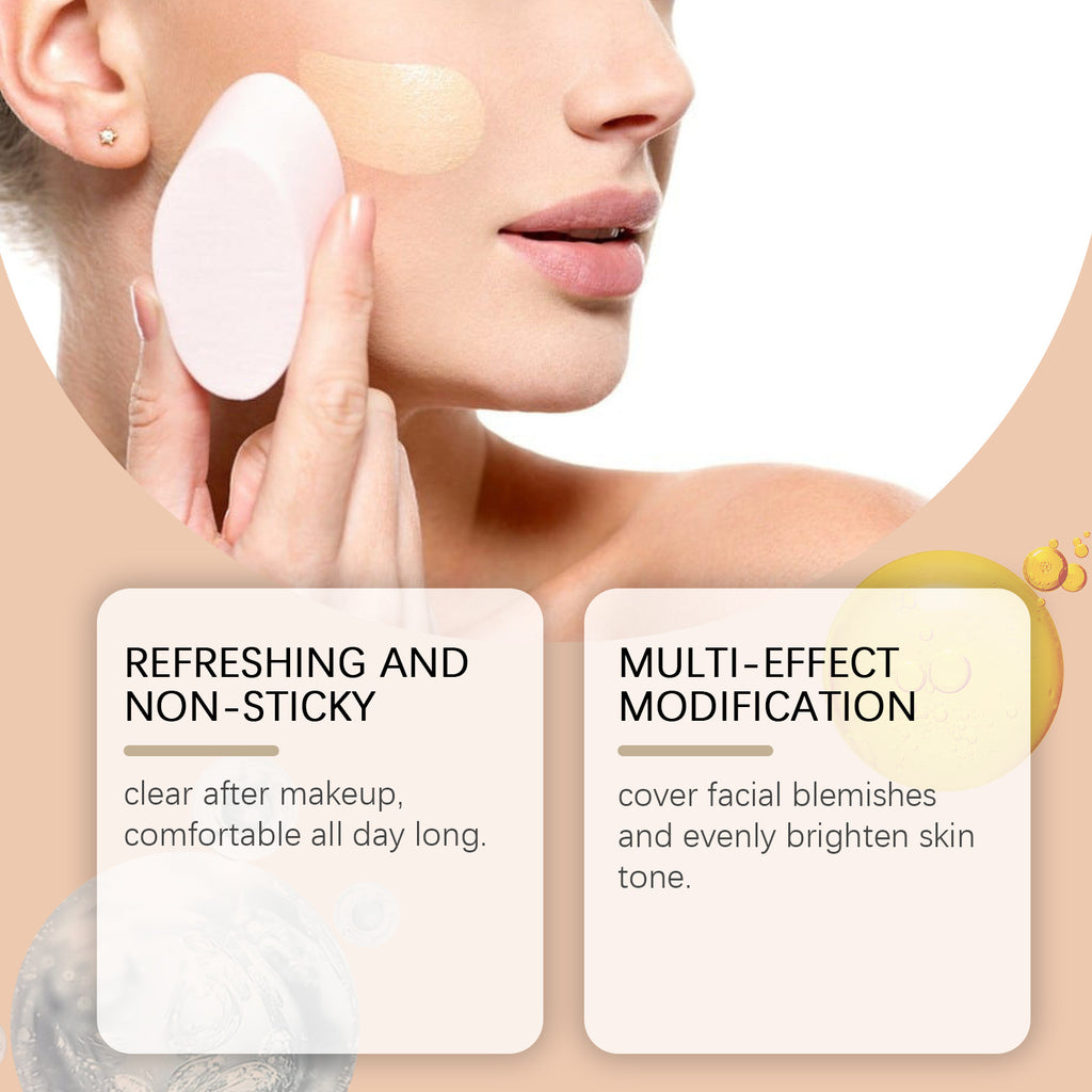 Medium Skin Moisturizing Concealer Liquid Foundation Natural And Lasting