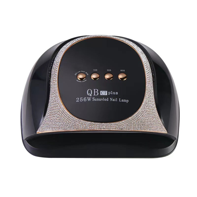 QB C7 Plus 256W High-Power Quick-Drying Diamond-Embedded Nail Lamp