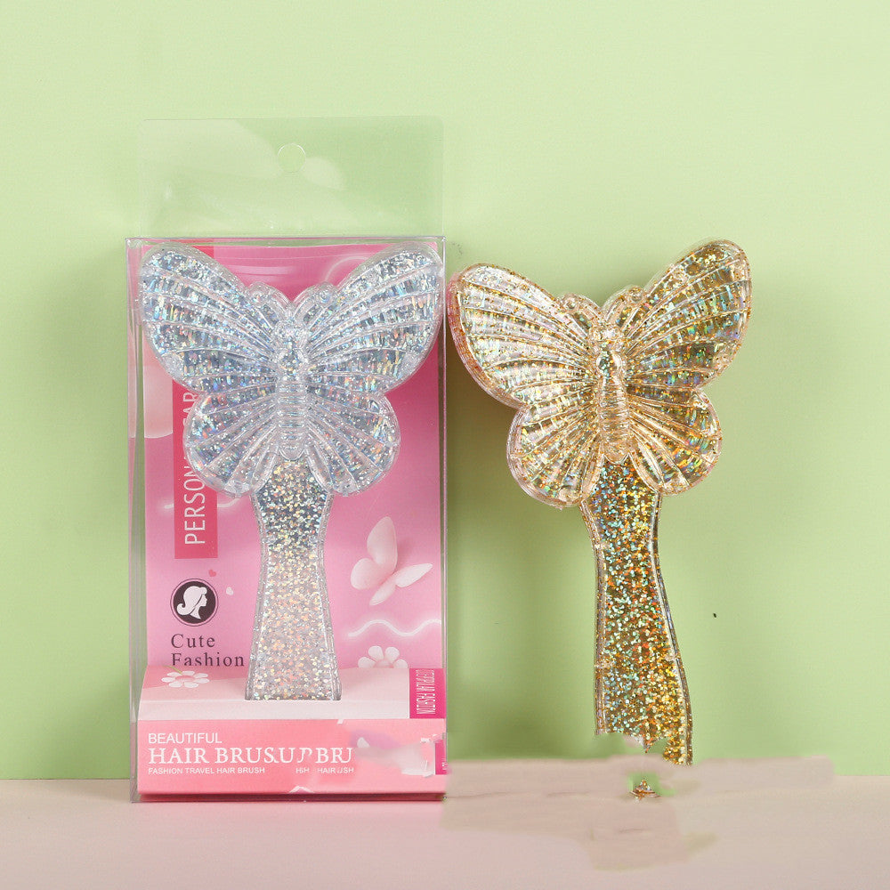 Butterfly Comb Cute Girl Glitter