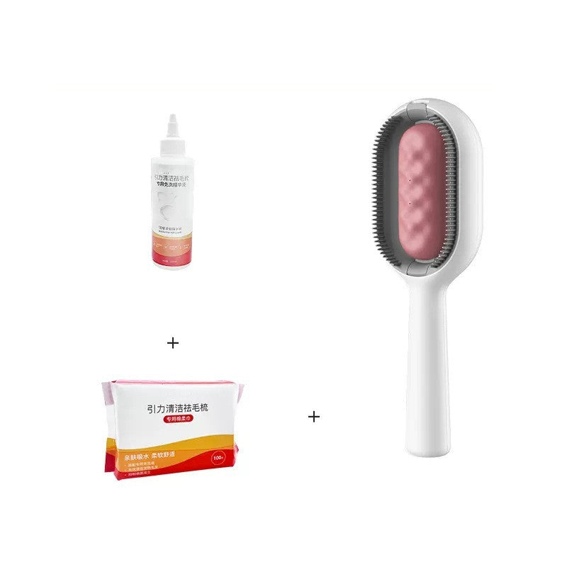 Gravity Hair Removal With Water Injection Cleaning Comb
