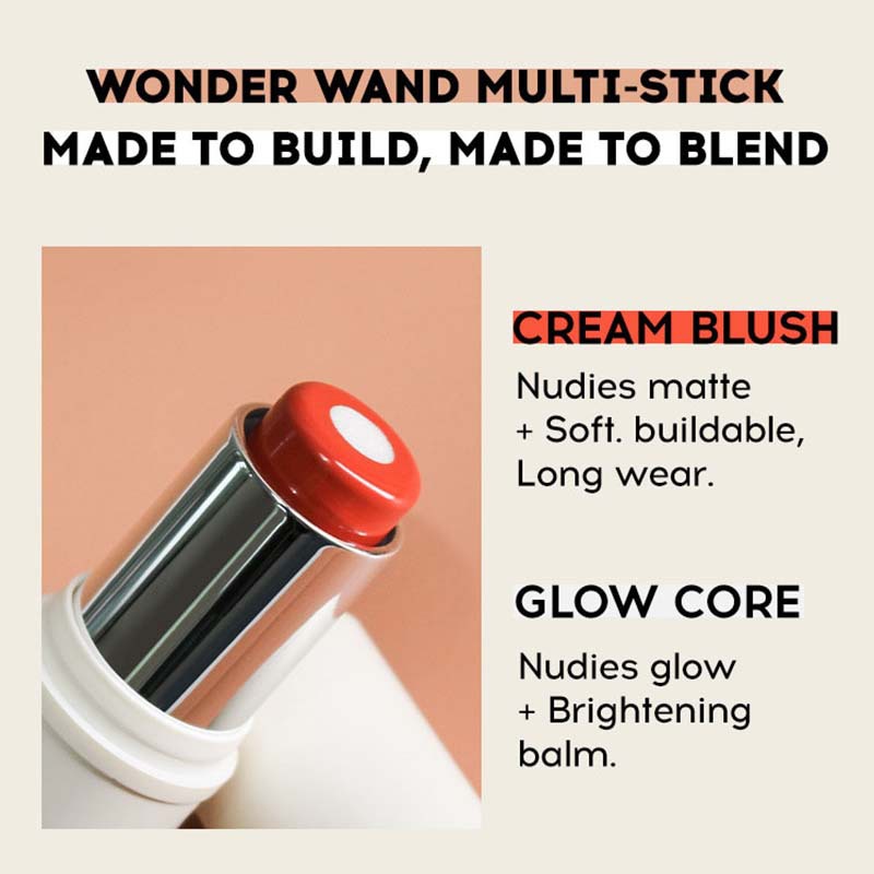 PageWine Matte Two-color Sandwich Blush Stick Moisturizing Highlight