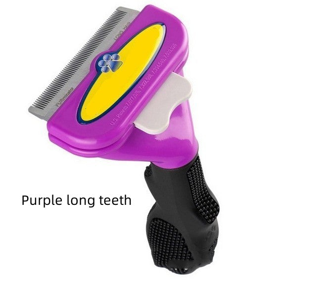 Pet Plastic Hair Cleaner Comb Brush