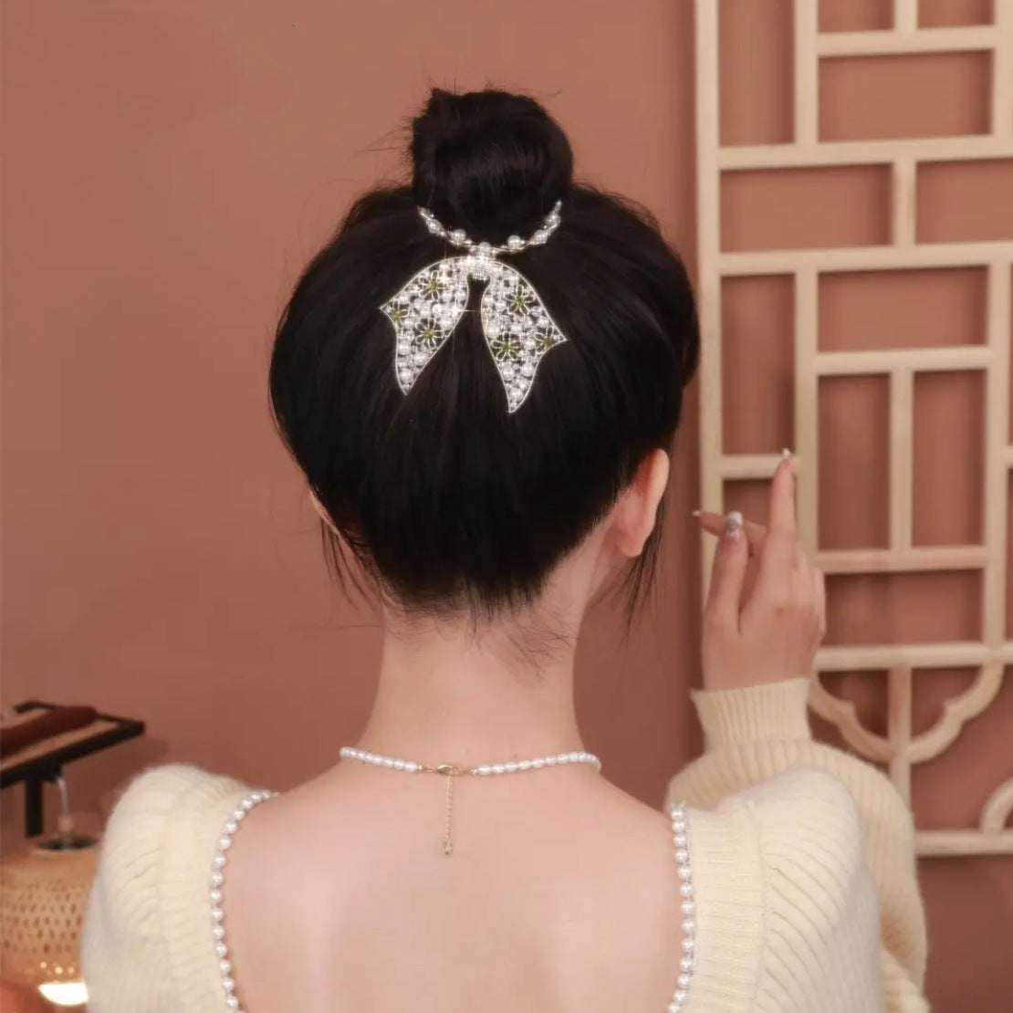 Hair Accessories High-end Romantic Flowers And Butterflies Retro