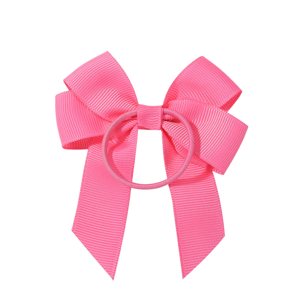 Handmade Baby Double-layer Polyester Ribbon Satin Bow Children's Hair Clip Accessories