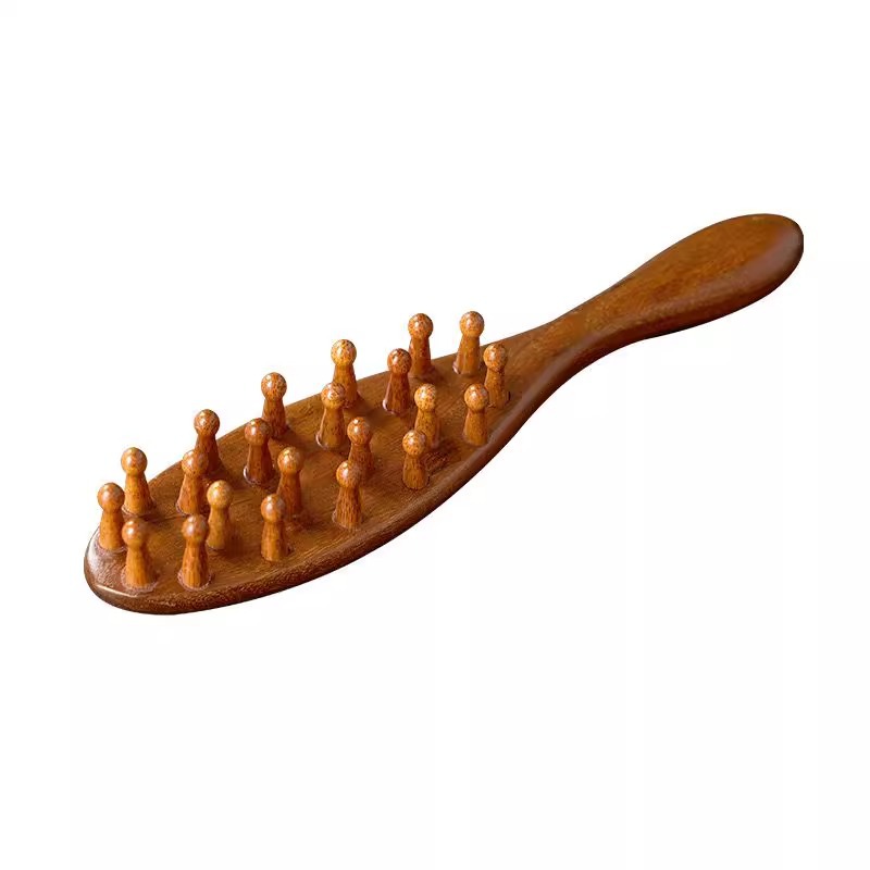Massage Comb Head Ebony Meridian Comb