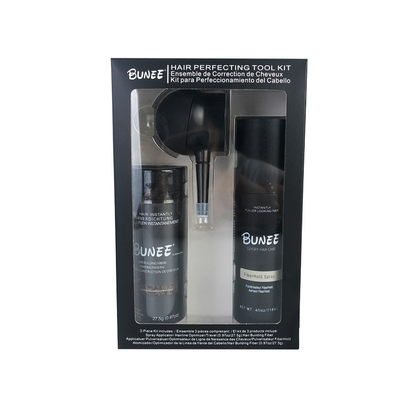 Bunee Dense Hair Fiber 275g Three-piece Suit Shaping Water Style Hair Fiber Powder Viewing Angle Effect Sparse Hair Hair Replacement
