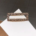 Textured Geometric Metal Bow Love Hairpin