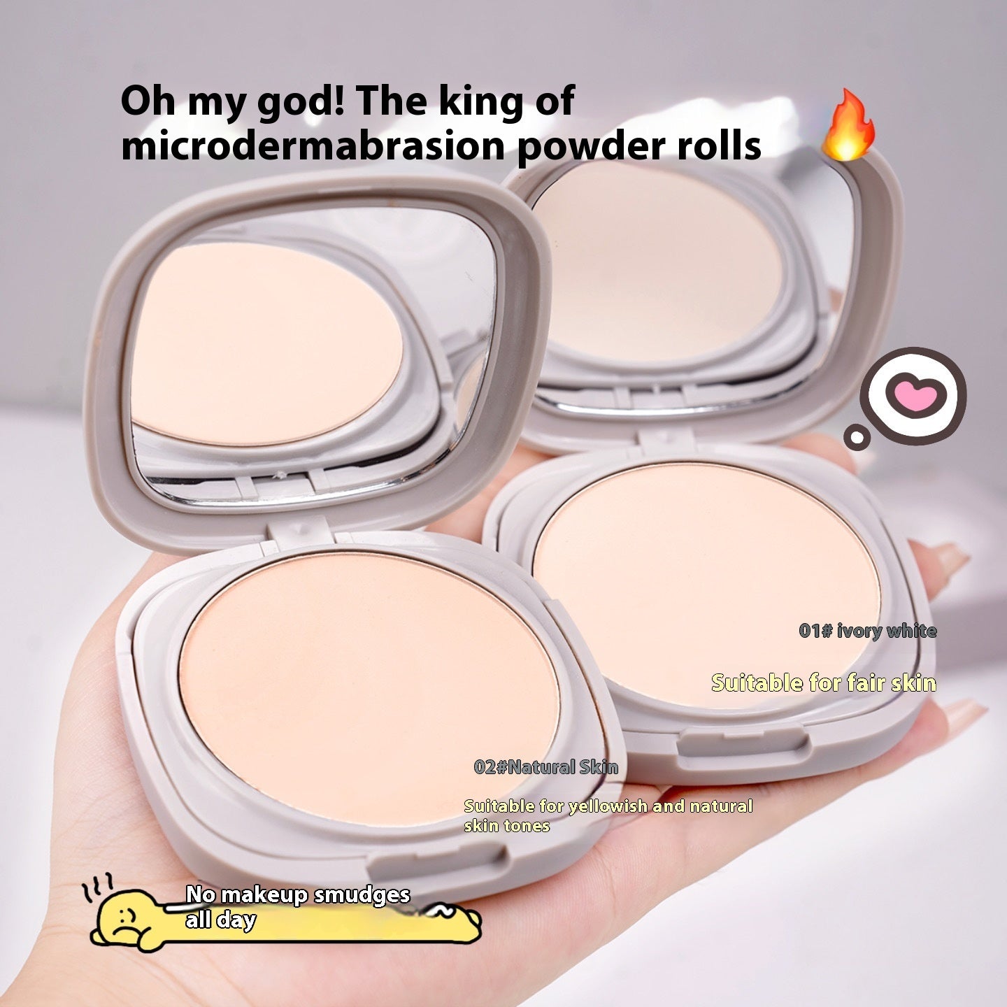 Silky Soft Mist Waterproof Wet And Dry Foundation