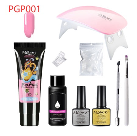 Mobray Nail Art Fast Drying Phototherapy Glue Multi-color Extension
