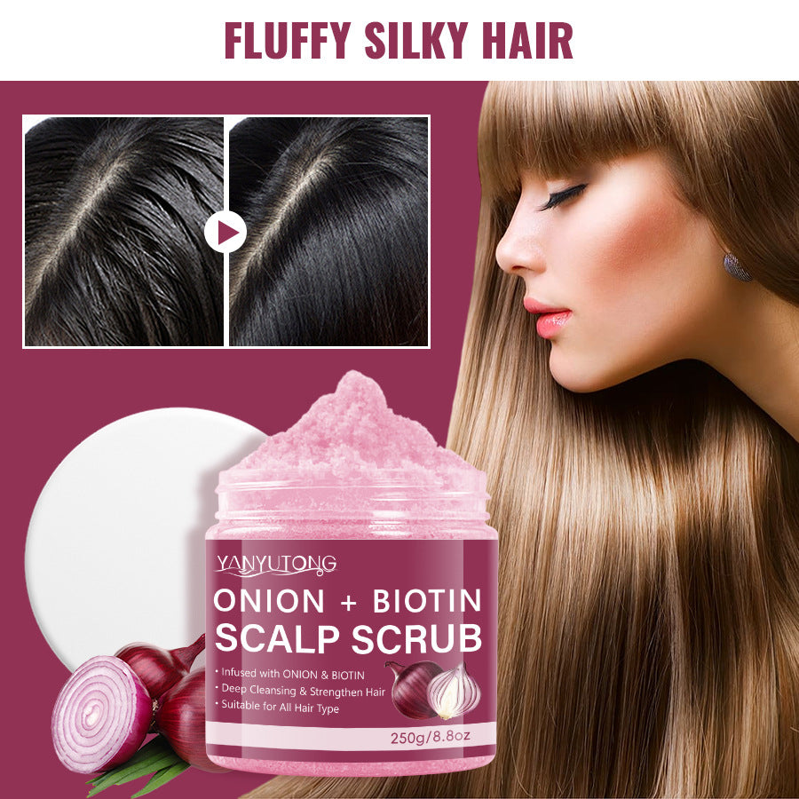 Yanyutong Onion Biotin Shampoo Facial Scrub Moisturizing