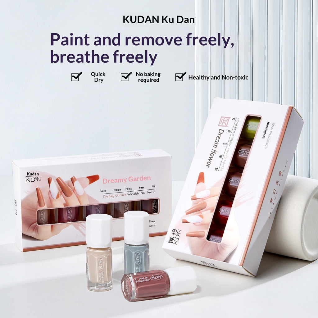 Dreamy Garden Water-Based Nail Polish SetNo Baking Required