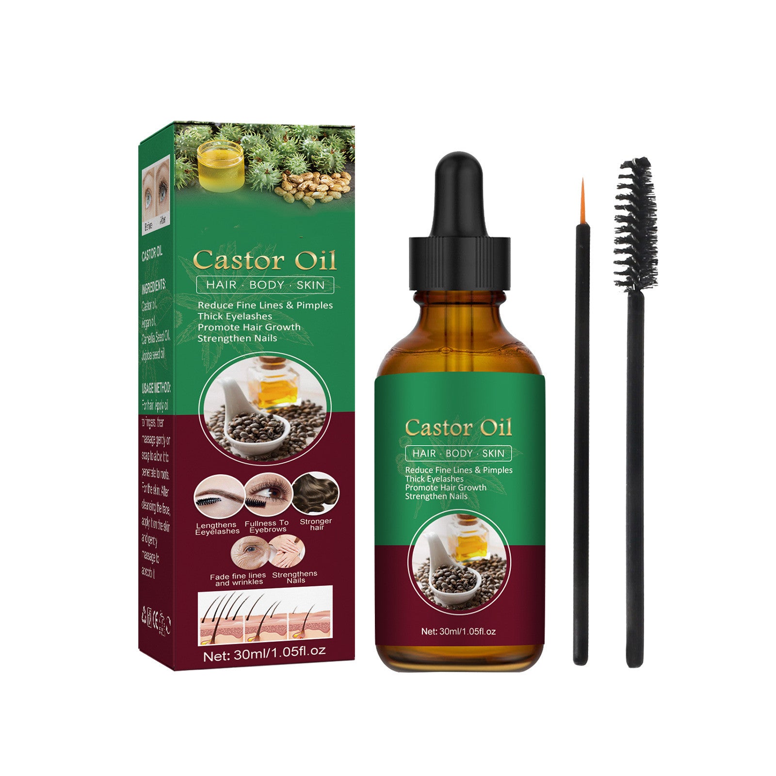 Castor Oil Household Thick Hair Hair Conditioner