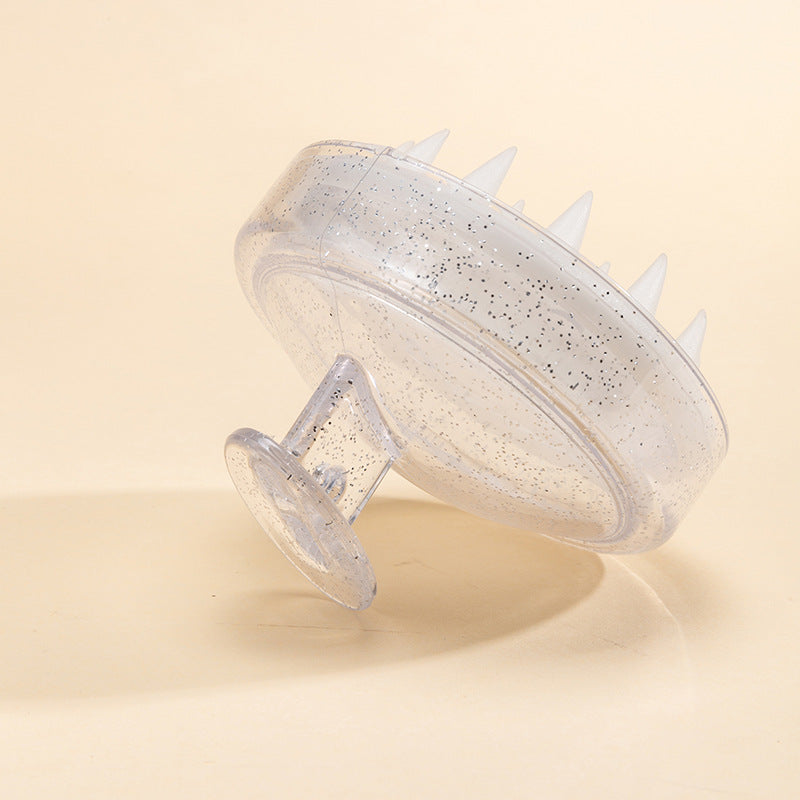 Transparent Silicone Shampoo Brush Soft Tooth Massage