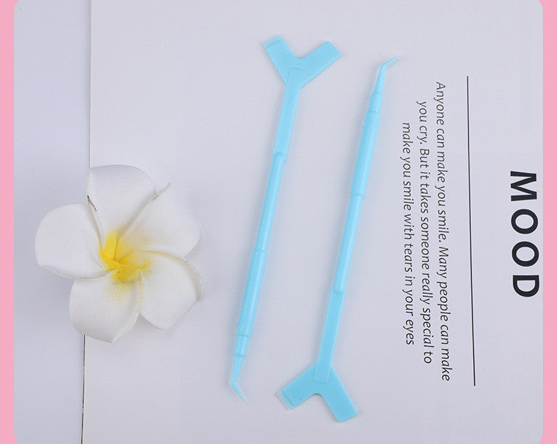 Three-in-one Y-shaped Comb For Grafting False Eyelashes