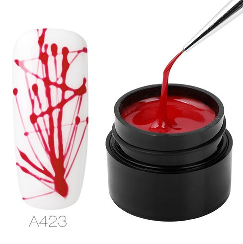 Rosalind spider nail gel Carved nail polish