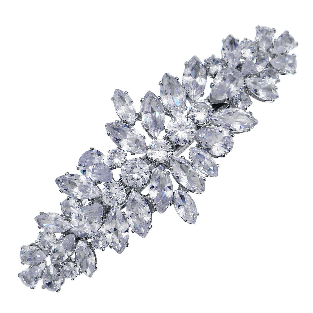 Women's Inlaid Zircon Spring Clip