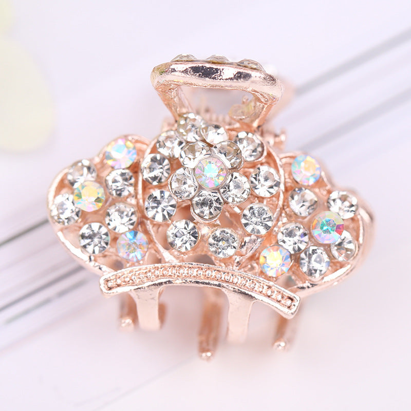 Fashion new alloy rhinestone hairpin colorful