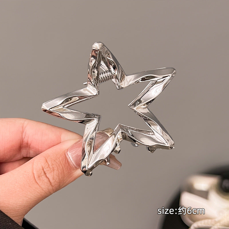 Female Cold Wind Liquid Star Hairpin