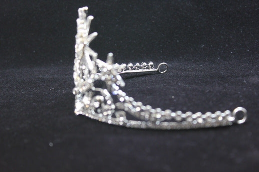 Fashion Star And Moon Diamond Crown Tiara