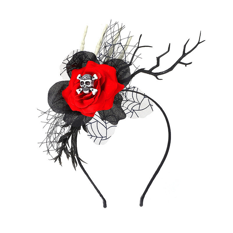 Dark Style Pumpkin Head Cos Halloween Party Funny Hair Accessories