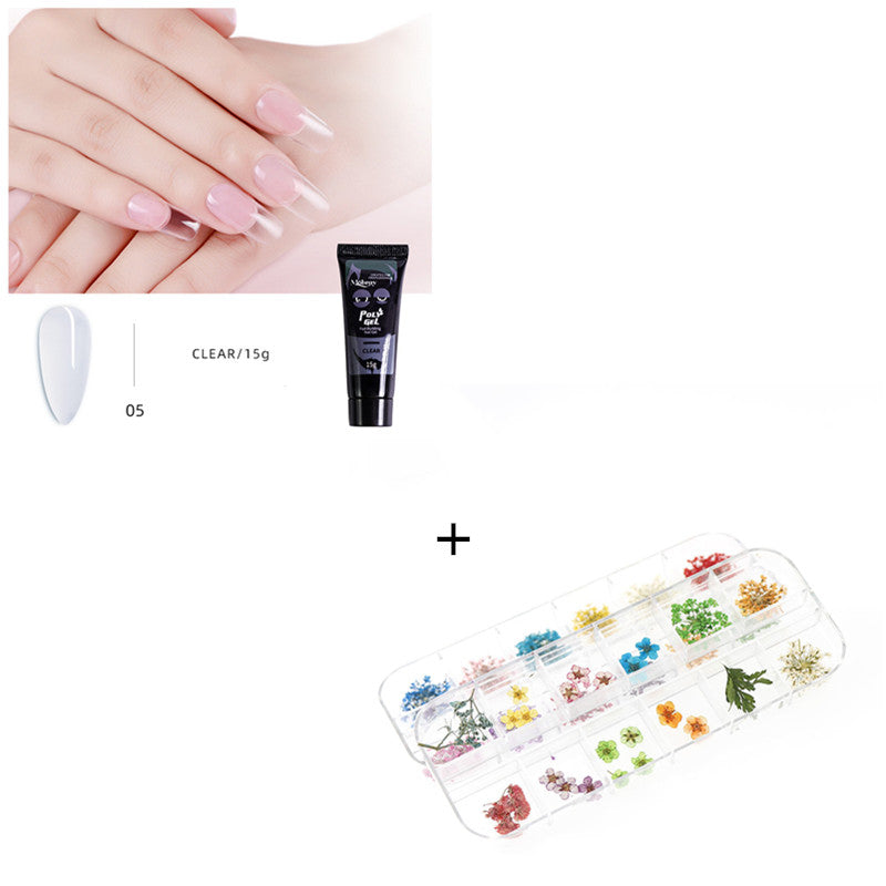 Mobray Nail extension glue 15ml non-paper support crystal fast nail extension gel UV phototherapy glue