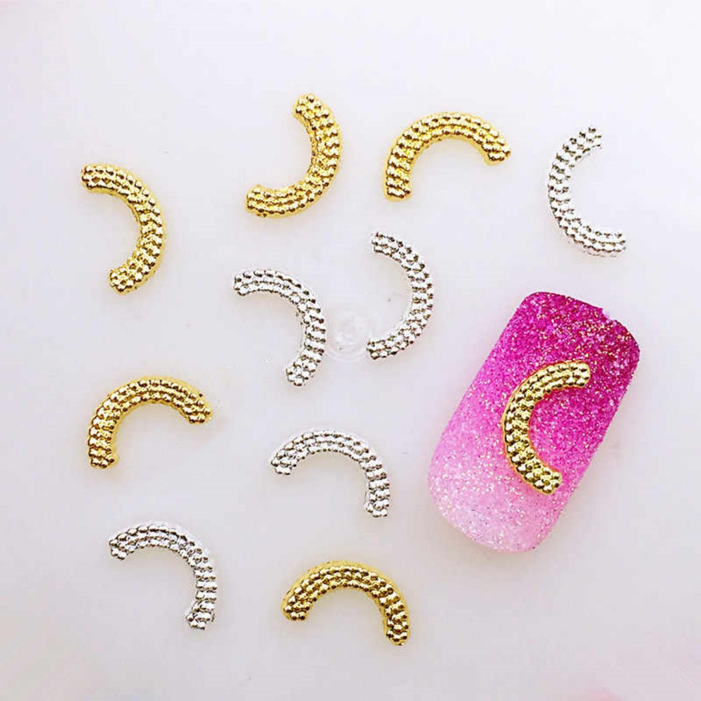 DIY Cherry Blossom Arrow Airplane Metal Nail Stickers