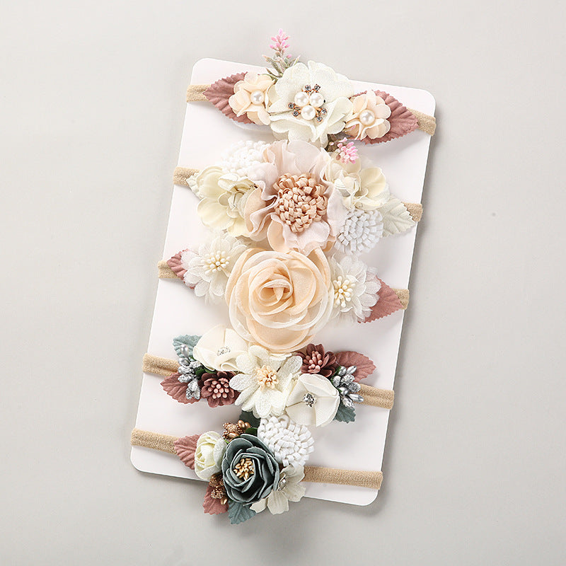 Children's Bohemian Flower Headwear Three-dimensional Splicing