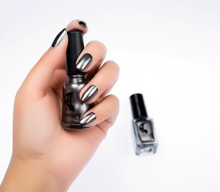 Grany Stainless Steel Color Mirror Silver Nail Polish