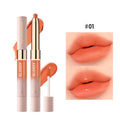 10-color Double-headed Mouth Red Color Matte Finish Lip Gloss