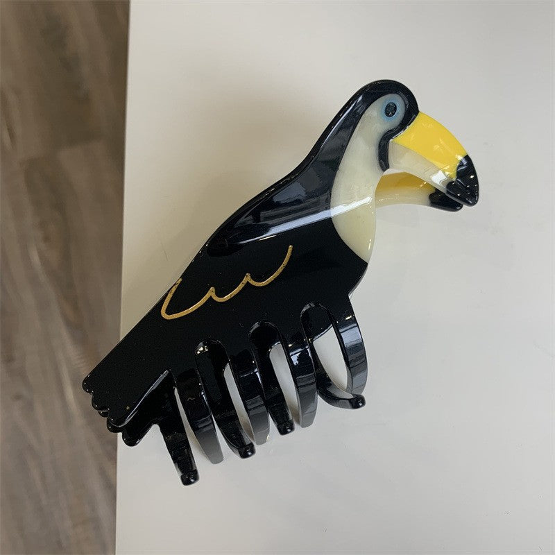 Hairpin Color Matching Animal Shark Clip