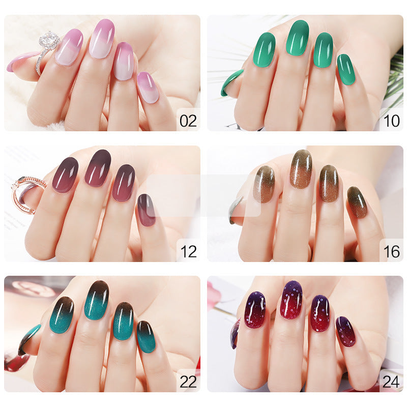 Sioux Autumn And Winter Popular Colors Are Durable And Waterproof Temperature Changing Nail Polish