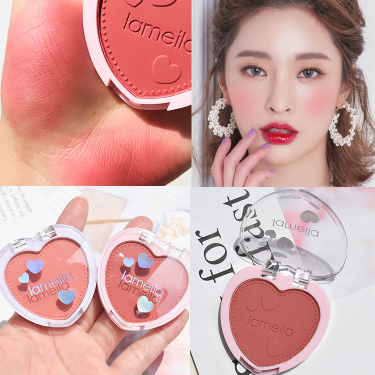 Lamella Schoolgirl Rouge Blush Pan Nude Makeup Repairing