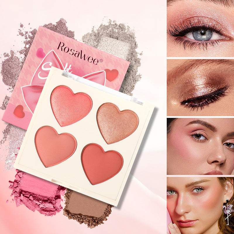 Rosawee A Four-color Blush Delivers A Natural Subtle Glow