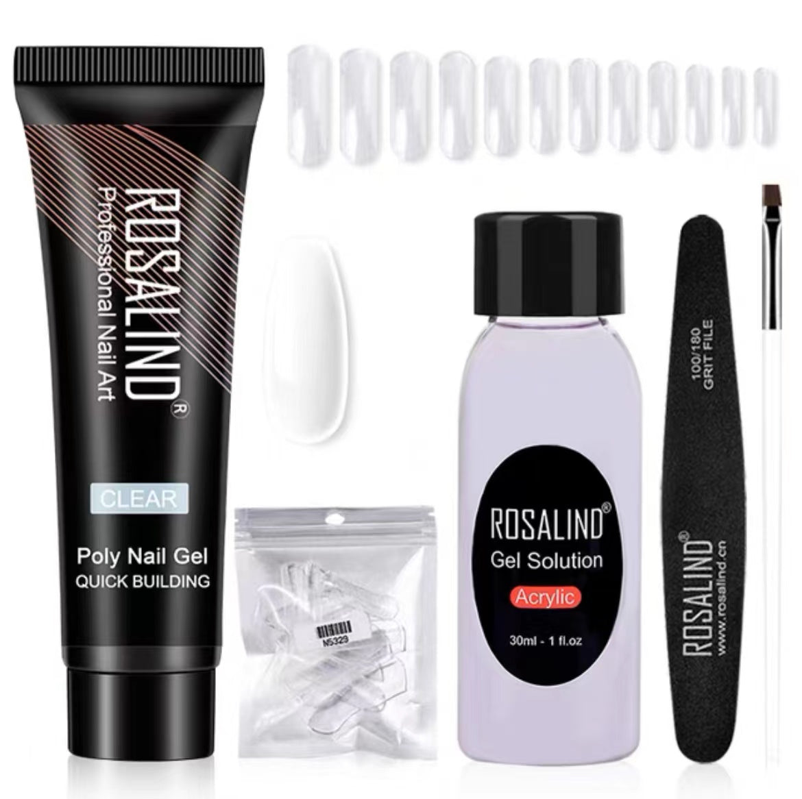 Rosalind Extension Gel Polish Kit For Manicure Poly Nail Gel Set For