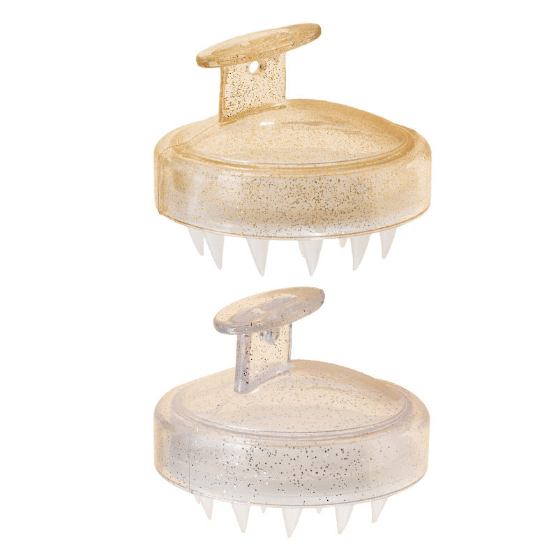 Transparent Silicone Shampoo Brush Soft Tooth Massage