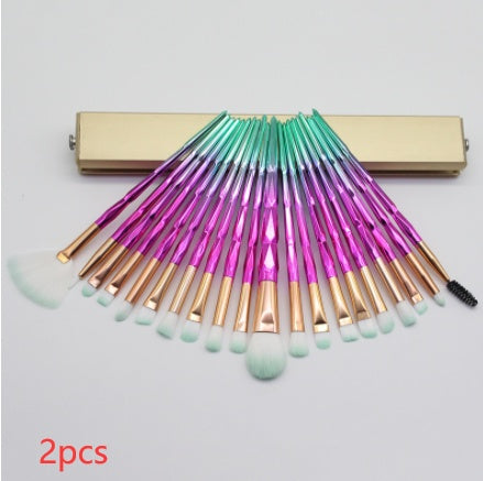 Diamond Colorful Beauty Makeup Brush Utensils
