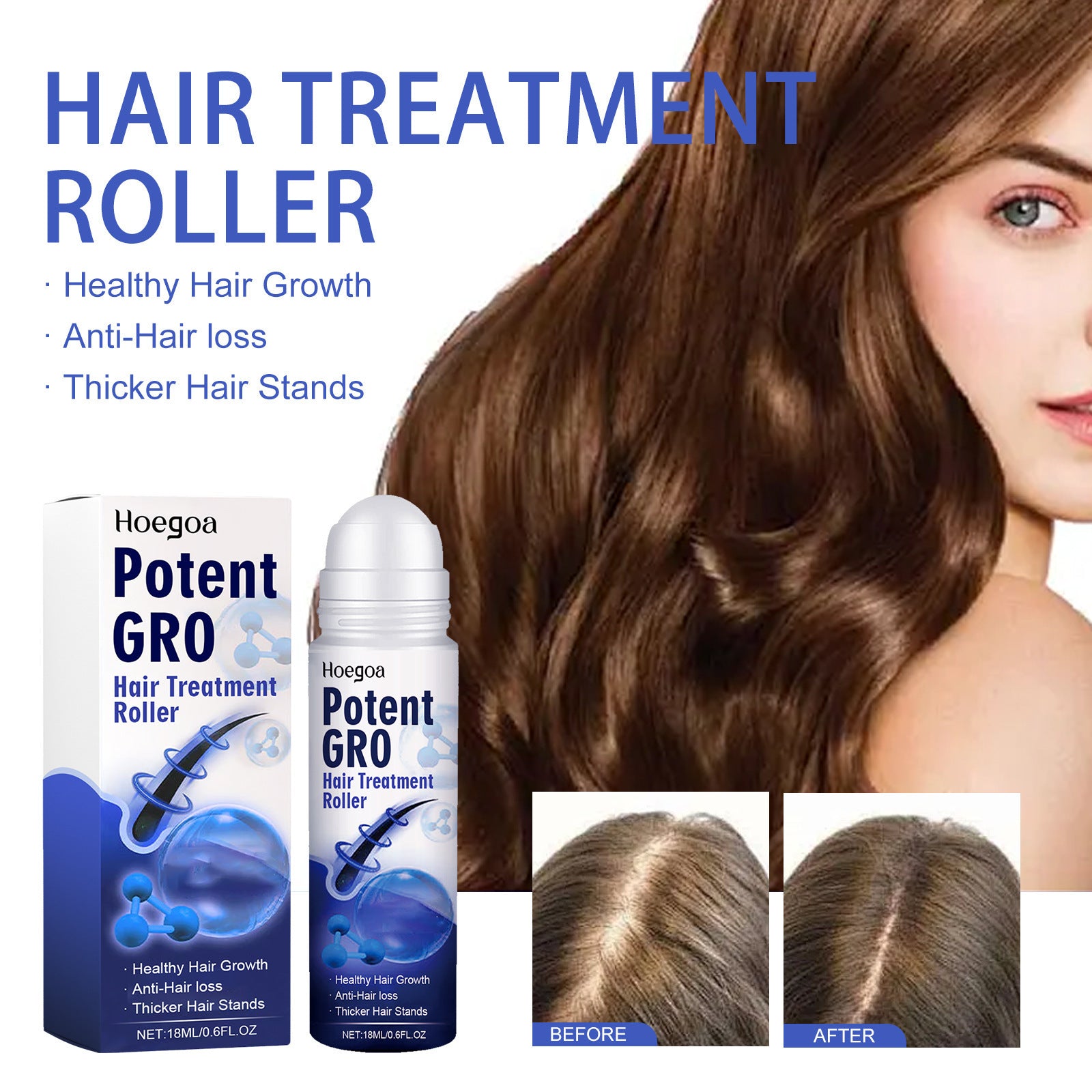 HoeGoa Hair Care Roller Repair Strong And Firm Hair Moisturizing Hair Root
