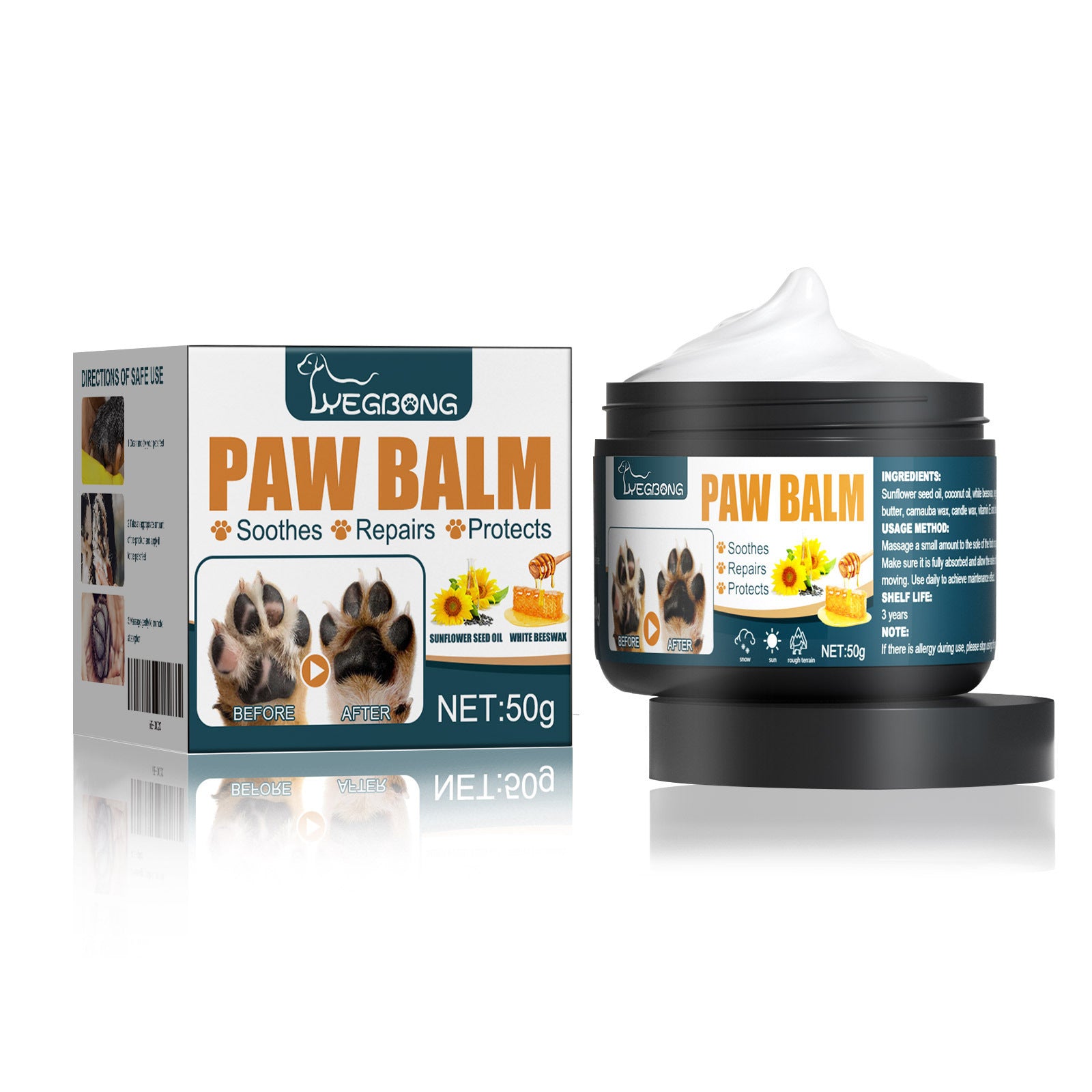 Cat Dog Foot Pad Apply Cleaning Cream Nail Meat Pad Claw Care Cream