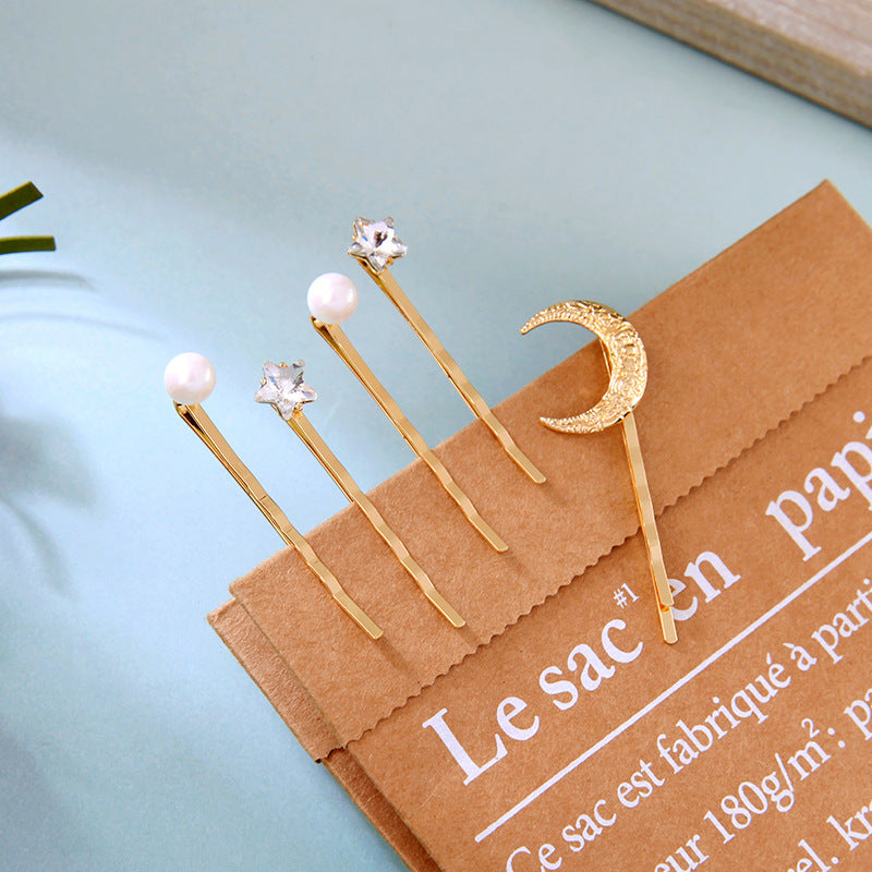 Moon Hairpin Bangs Clip