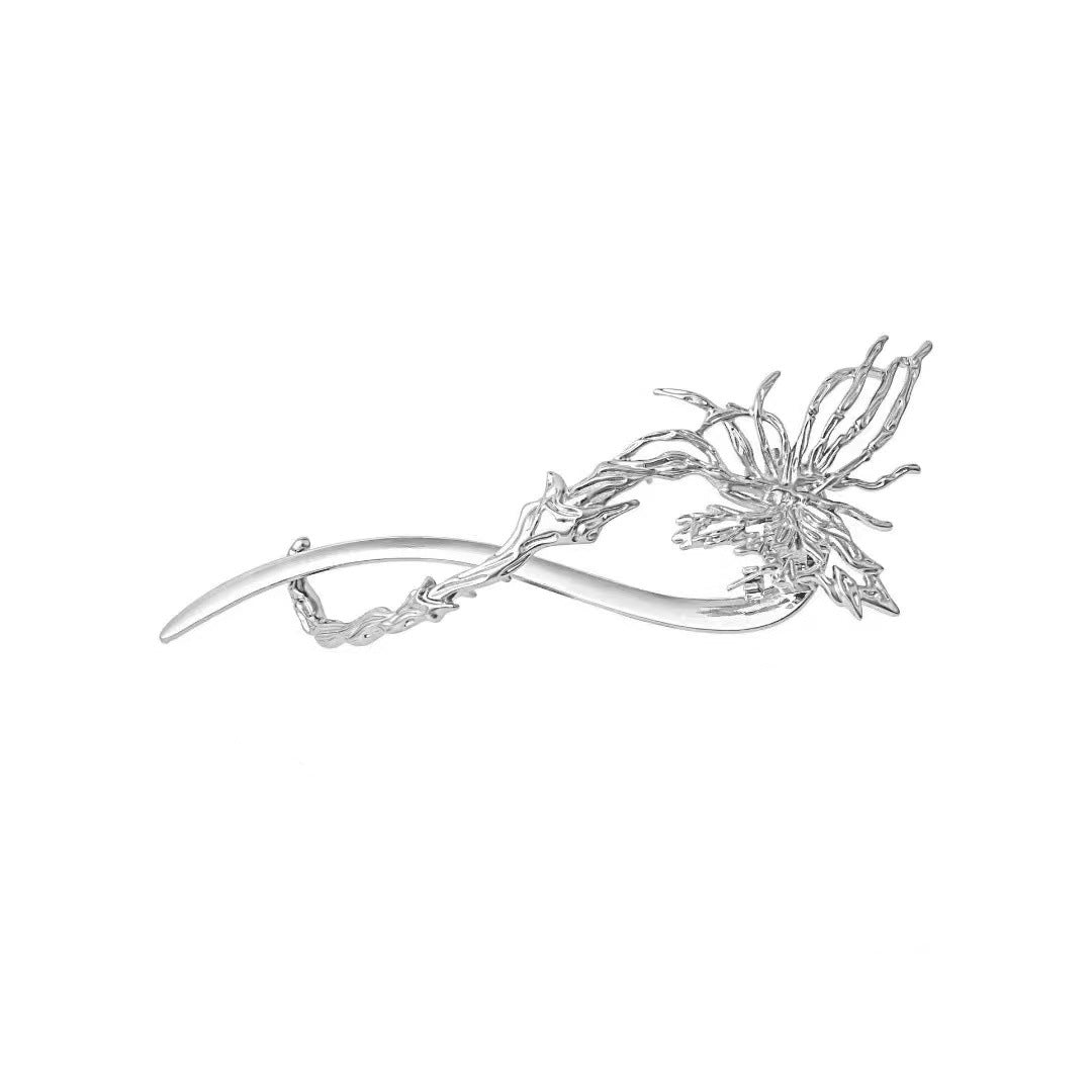 Liquid Butterfly Hairpin Female Cold Wind