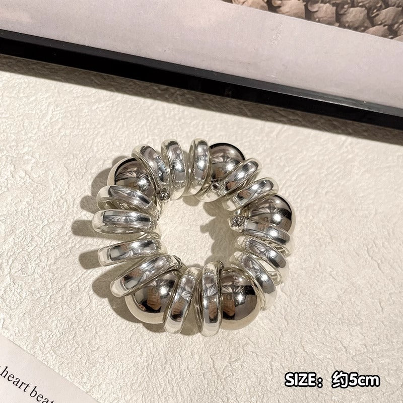 Telephone Wire Hair Ties Hair Rope Hair-binding High Elasticity Not Tight Hair