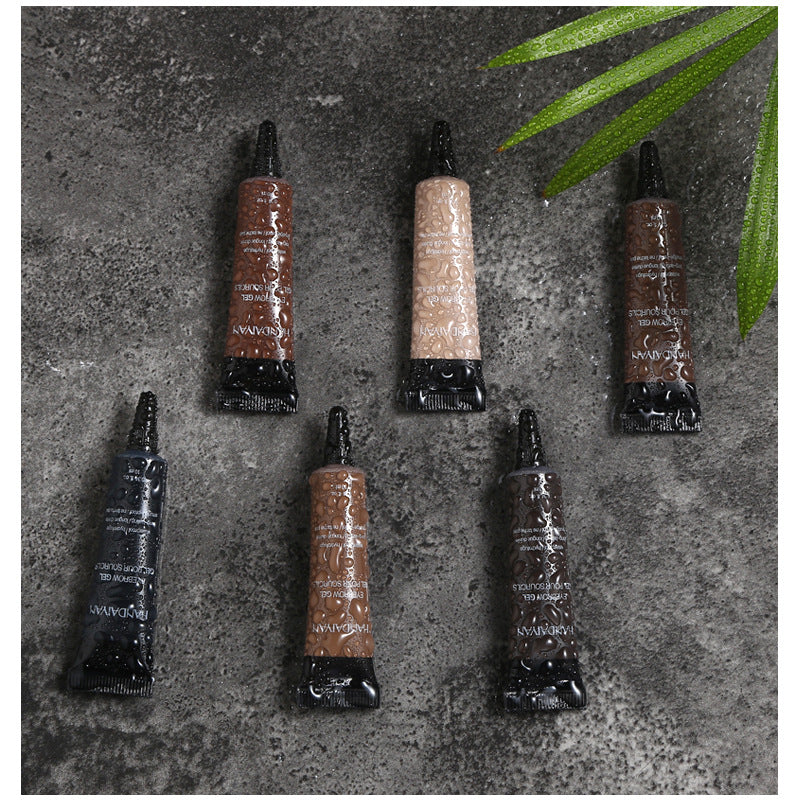 Non-blooming styling liquid eyebrow cream