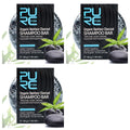 PURE Hand-extracted bamboo charcoal shampoo soap