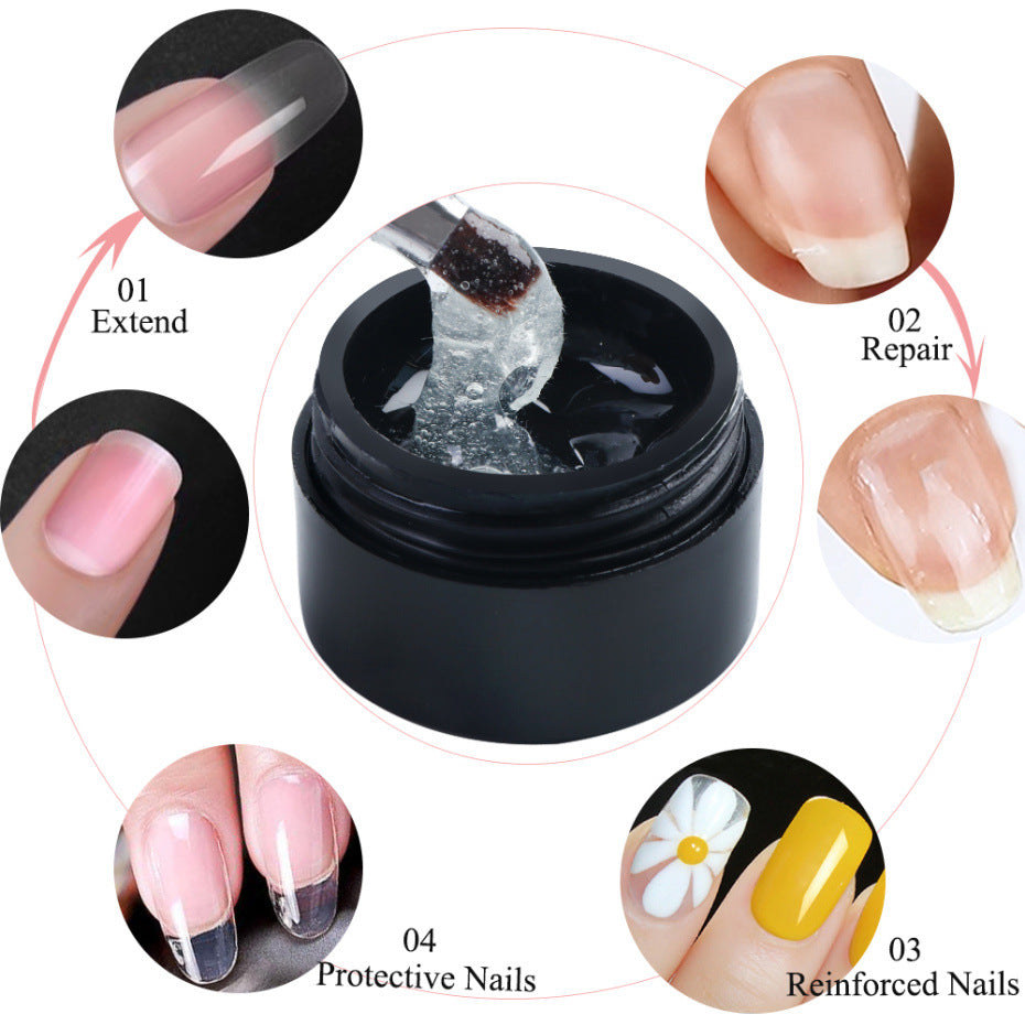 Full Beaty Fiber extension rubber reinforcement repair nail polish