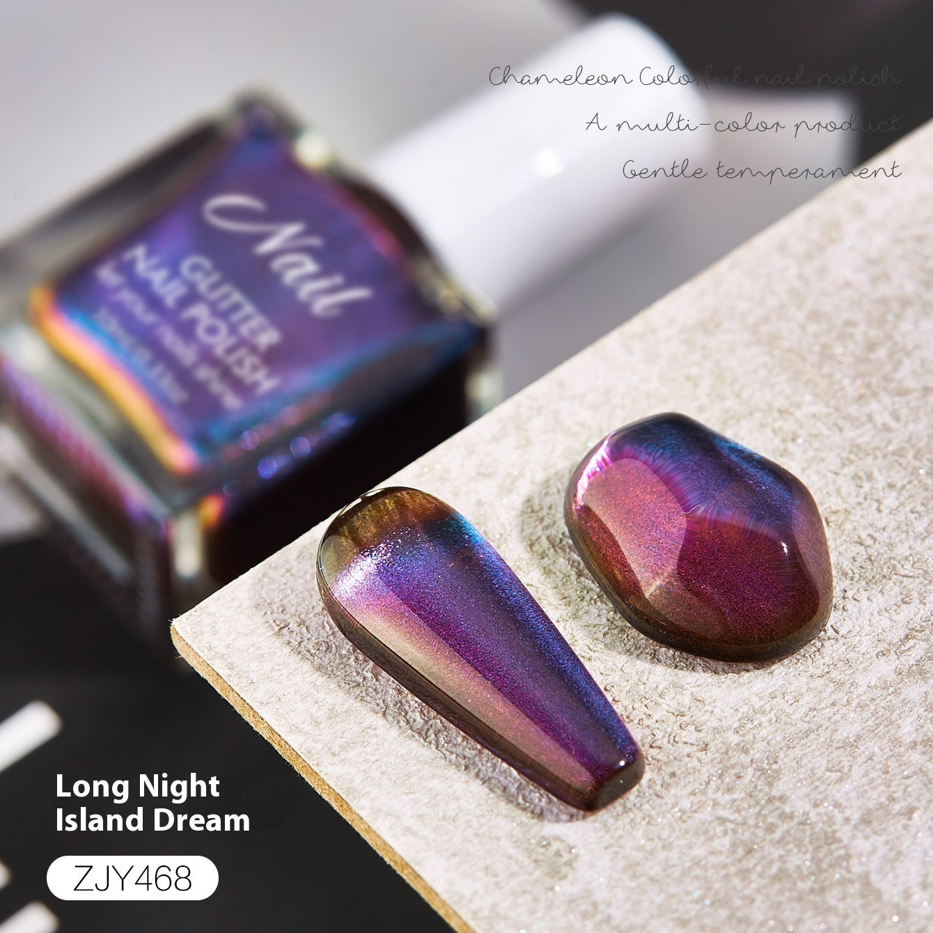 Nail Glitter Metal Magic Mirror Chameleon Water-based Nail Polish