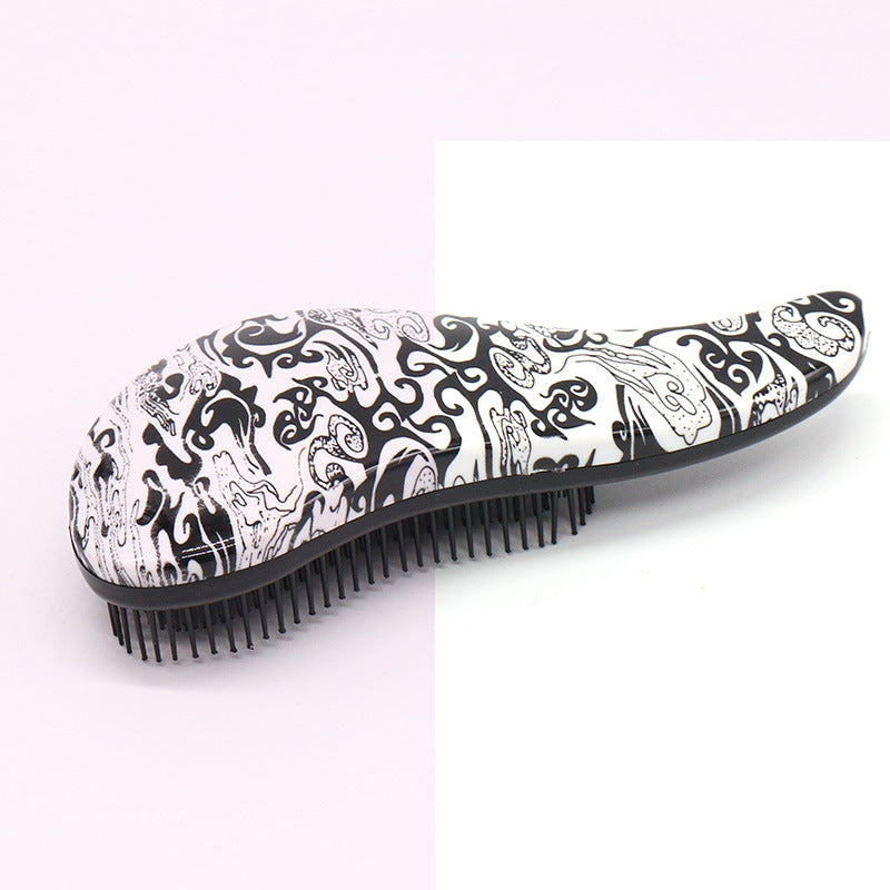 Color Straight Hair Plastic Comb