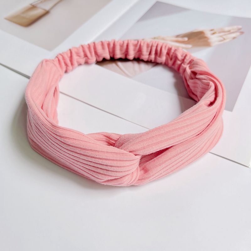 Hairband Cross Knitted Thread Hairware
