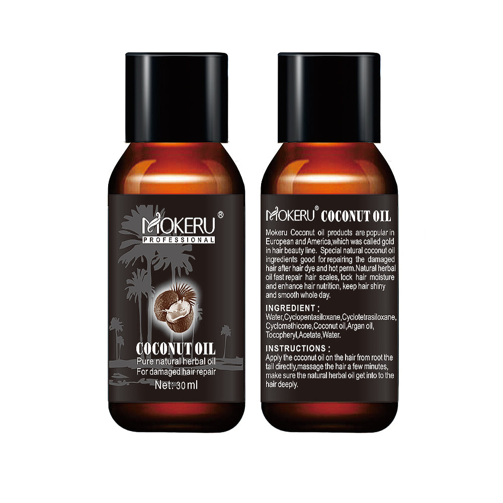 Mokeru Coconut Oil Repair Frizz Repair Damage Hair Care Hair