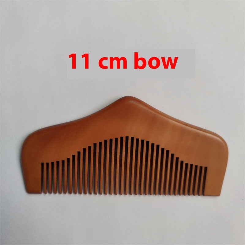 Solid Wood Portable Mahogany Comb